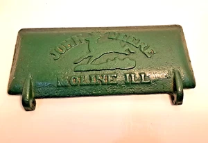Vintage John Deere Castiron Z412-H Tool box lid - Bild 1 von 7