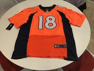 Camiseta cosida Nike On Field Denver Broncos Peyton Manning #18 NFL talla 48 L Foto 1 de 4