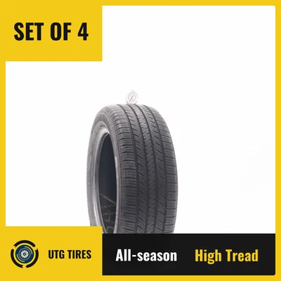 Set of (4) Used 205/55R16 Yokohama Avid Ascend LX 91H - 8/32 - Image 1 of 4