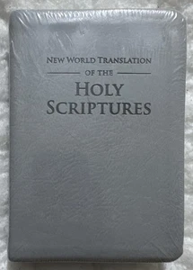 New World Translation Of The Holy Scriptures Grey Faux Leather Brand New Sealed - Imagen 1 de 6