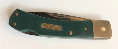 Schrade Old Timer 50T Vintage Folding Pocket Knife USA Lockback, Single Blade - Image 1 of 4
