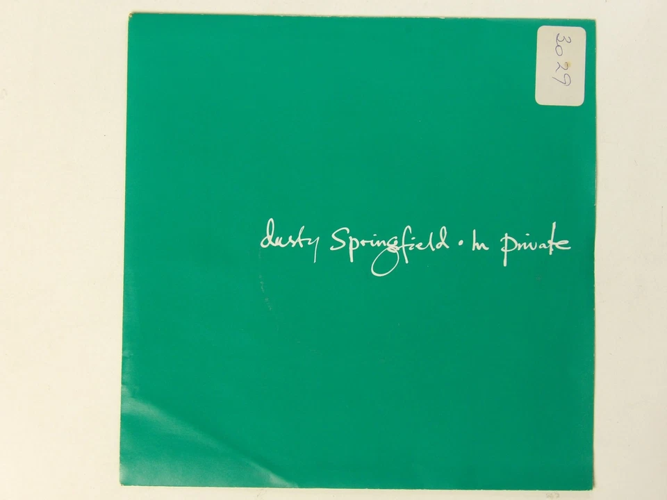 Dusty Springfield:  In Private 1989  EX+  7"  Pet Shop Boys - Image 1 of 4