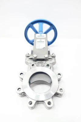 Orbinox 20-3636MI-04.0-SS Manual Stainless Lugged Knife Gate Valve 4in - Image 1 of 4