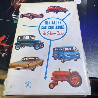 Vintage 1968 Mattel 12 Car Collector's Miniature Show Case with cars  - Image 1 of 4