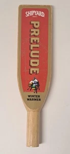 Wooden Tap Handle Shipyard Brewing Co. Prelude Winter Warmer Beer Lobster Buoys - Picture 1 of 6