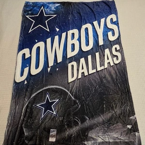 Licensed NFL Dallas Cowboys Plush Throw Blanket 50’ X 40’ New - Picture 1 of 4