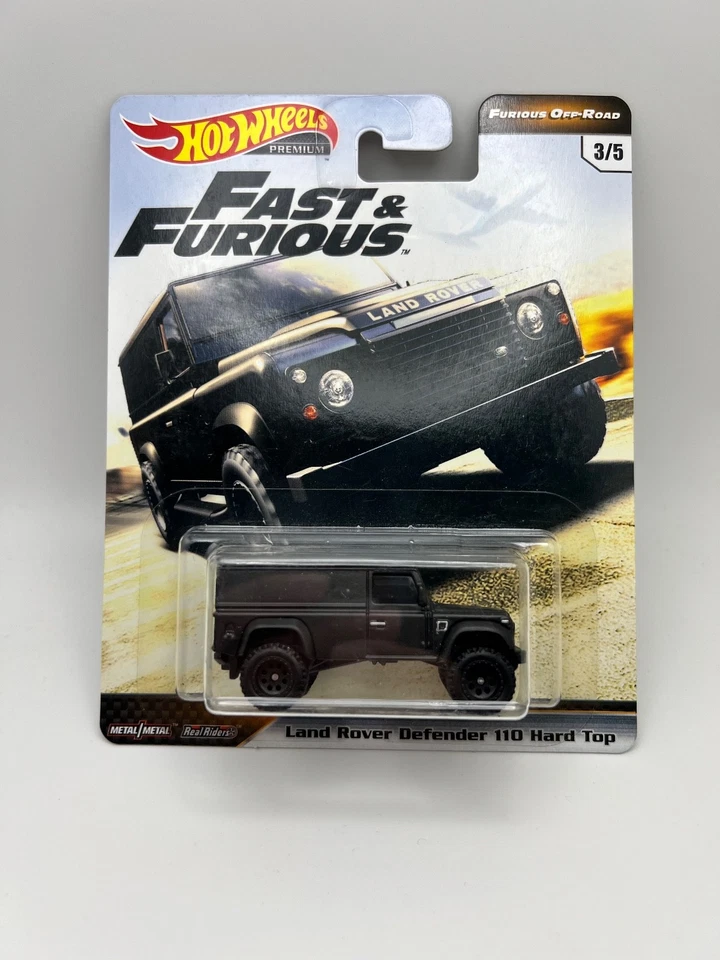 2019 Hot Wheels Premium Land Rover Defender 110 Hard Top Fast & Furious