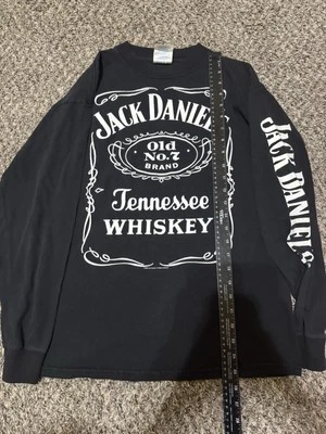 Vintage 2002 Jack Daniels Whiskey Long Sleeve T Shirt Sz M  - Image 1 of 4