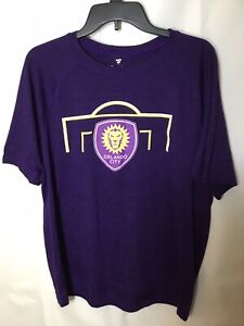 Orlando City Lions MLS Fanatics Women's Soccer Athletic Shirt Mens Large Purple