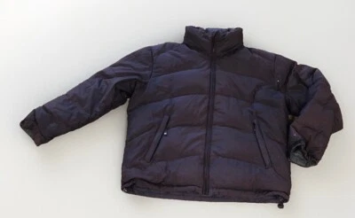 De colección. Chaqueta acolchada reversible Nautica negra - verde 100 % plumón L Foto 1 de 4