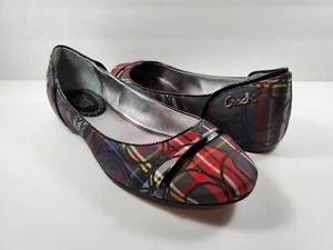 Coach Q528 Randy Mujer Cuadros CC Monograma Ballet Plano - Talla 6.5B - Imagen 1 de 11