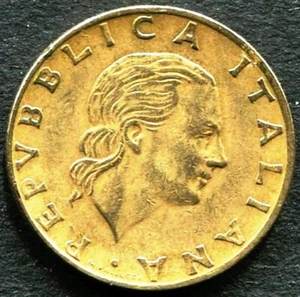 COIN - ITALY 200 LIRE - KM# 105 - Repubblica Italiana - Reeded Edge 1980 - (C49) - Picture 1 of 7