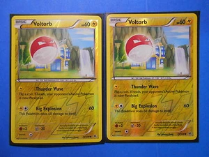 4x Voltorb 21/108 reverse holo & 4x Electrode 22/108 XY Roaring Skies NM - Picture 1 of 4