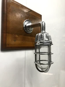 Swan Curve Collection Vintage Nautical Passage Light in Aluminum – Set of Five - Picture 1 of 10