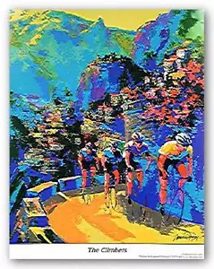 RADFAHREN KUNSTDRUCK The Climbers Malcolm Farley 11x13 - Bild 1 von 1