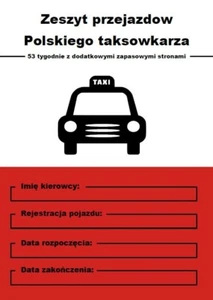 POLISH TAXI DRIVER ACCOUNT RECORD BOOK / Księga Konta Polskiego Taksówkarza A5 - Picture 1 of 3