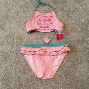 Juicy couture girls Bikini pink size 14 NEW bathing suit - Picture 1 of 3