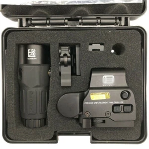558 Sight Red Green Dot G33 3X Magnifier with Holographic Airsoft Hunting Scope - Picture 1 of 14