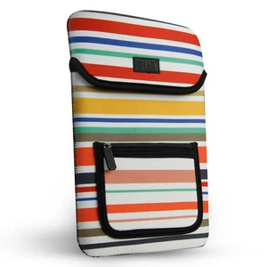 USA GEAR Neoprene Protective Sleeve Case for 11 inch Tablets - Striped - Picture 1 of 7