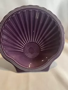 Fiesta Fiestaware Sea Shell Serving Dish Plate Mulberry Purple 8" Fiesta Plate - Picture 1 of 7