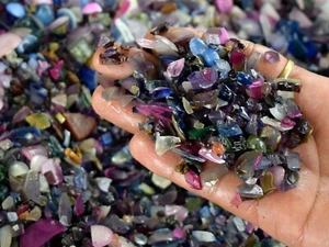 Natural Ceylon Multi-Color Sapphire 5000 Ct Gemstone Rough Lot Birthday Gift - Picture 1 of 9