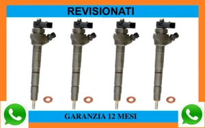 4 INIETTORI RIGENERATI 0445110473 1.6 TDI 04L130277AD AUDI - SEAT - VW- SKODA - Foto 1 di 3