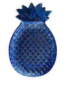 Pineapple Shinny Plastic Party Summer Try 11x6.5In-Decoloration Noted. - Picture 1 of 6