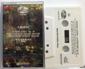 Chopin, Walter Klien: 24 Preludes Op. 28 Prelude In A Flat Major (Cassette Tape) - Picture 1 of 2