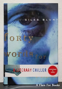 Forty Words for Sorrow by Giles Blunt - Signed 1st Hb Edn - Imagen 1 de 6