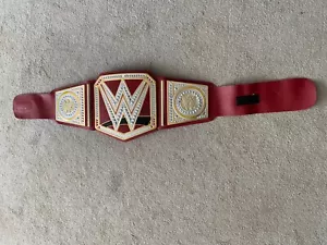 WWE Universal Champion Championship Belt Red Mattel Kids Toy Tested Working 2017 - Picture 1 of 4