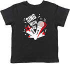 Albania Music Kids T-Shirt Sing with us Childrens Boys Girls Gift