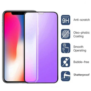 Dust proof Anti-Blue Light For iPhone 15 Pro Max 14 13 12 Screen Protector Film - Picture 1 of 19