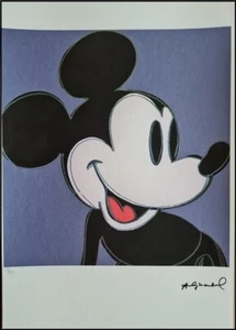 ANDY WARHOL * Mickey Mouse * 50 x 35 cm * signed lithograph * limited # 69/125 - Bild 1 von 10