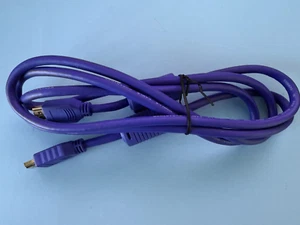 Cable HDMI púrpura de 6 pies 1,3a 28 AWG con núcleos de ferrita (chapado en oro) - Imagen 1 de 5