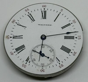 WALTHAM POCKET WATCH MOVEMENT 15 Jewels 1903 6s Needs a Service - Picture 1 of 19