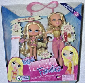 Bratz Cloe and her Mom Polita World Familiez 2pk Doll Set with Exclusive Pet Cat - Picture 1 of 7