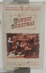 12 Christmas Cassettes Featuring 1995 Flying W Wranglers A Cowboy Christmas - Picture 1 of 2