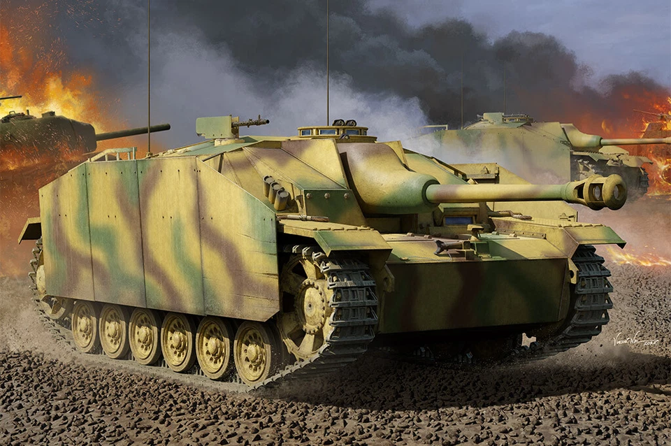 Stug.III Ausf.g Late Production Tank (2 in 1) 1:16 Model TRUMPETER - Immagine 1 di 1
