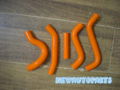 Manguera de radiador de silicona naranja para Suzuki RMZ450 RMZ 450 2007 2008 2009 2007-2009 Foto 1 de 4