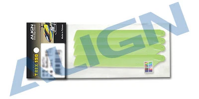 Align Trex 150 120 Main Blades-Green HD123C - Image 1 of 3