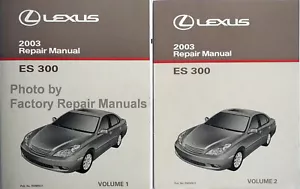 2003 Lexus ES300 Factory Service Manual ES 300 Original Shop Repair Books Set - Bild 1 von 6
