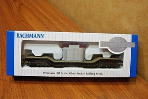 BACHMANN TRAINS 52' CENTER DEPRESSED FLAT CAR with TRANSFORMER HO SCALE - Picture 1 of 2