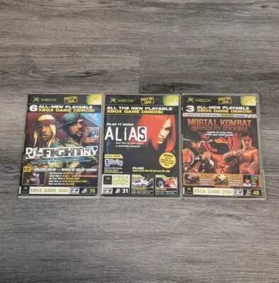 Official Xbox Magazine Demo Disc Lot Def Jam Fight For NY (Disc Issue 31 36 48) - Image 1 of 4