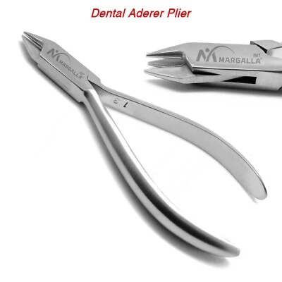 Ортодонтические плоскогубцы Aderer с тремя зубцами плоскогубцы для изгиба зубной проволоки тройной клюв лабораторные - Изображение 1 из 4