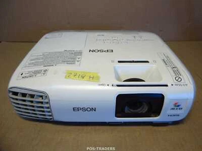 Epson EB-X27 Projector Beamer 2700 LUMENS XGA 3LCD HDMI - No remote - 2714 HOURS - Bild 1 von 3