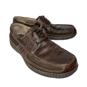 clarks men's medly sun leather boat shoes