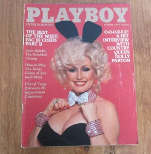 Vtg. PLAYBOY Magazine October 1978 Dolly Parton Interview, Cheryl Tiegs Complete - Picture 1 of 9