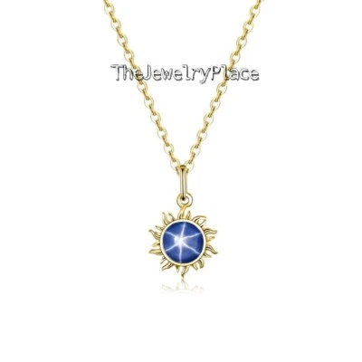 Beautiful Women Blue Star Pendant In 925 Sterling Silver, Lindy Star  Necklace - Image 1 of 4