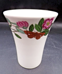 Portmeirion Ceramic Glass Tumbler Botanic Garden Rhododendron Butterfly - Picture 1 of 7