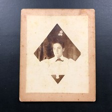 Victorian Antique Pennsylvania Real Photograph Cabinet Card 1896 Grace Parker